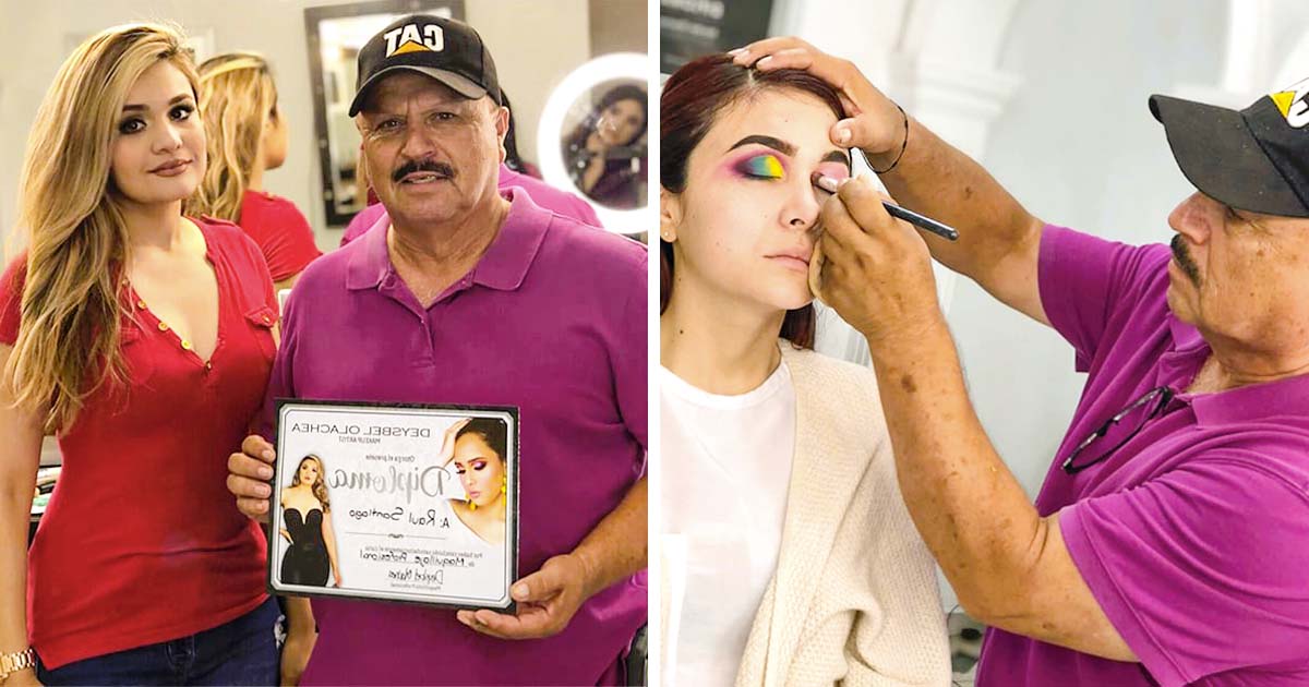 Cet homme prend des cours de maquillage et prouve qu'il n'est jamais trop tard pour réaliser ses rêves