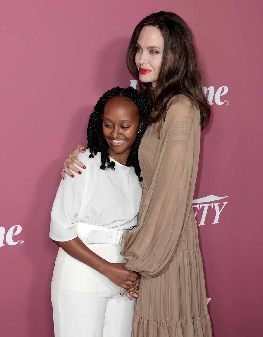 Angelina et Zahara lors d’un événement