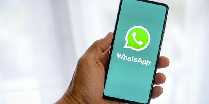 Icone whatsapp s’affichant sur smartphone. source : spm