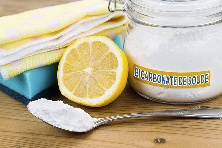 Bicarbonate de soude et citron. source : spm