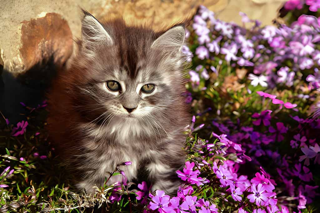 Chaton Maine Coon