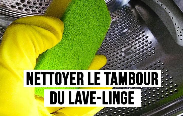 Nettoyer le tambour du lave-linge