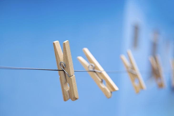 Pinces à linge en bois 