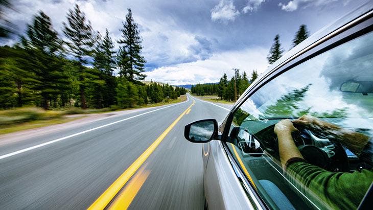 Trajet en voiture