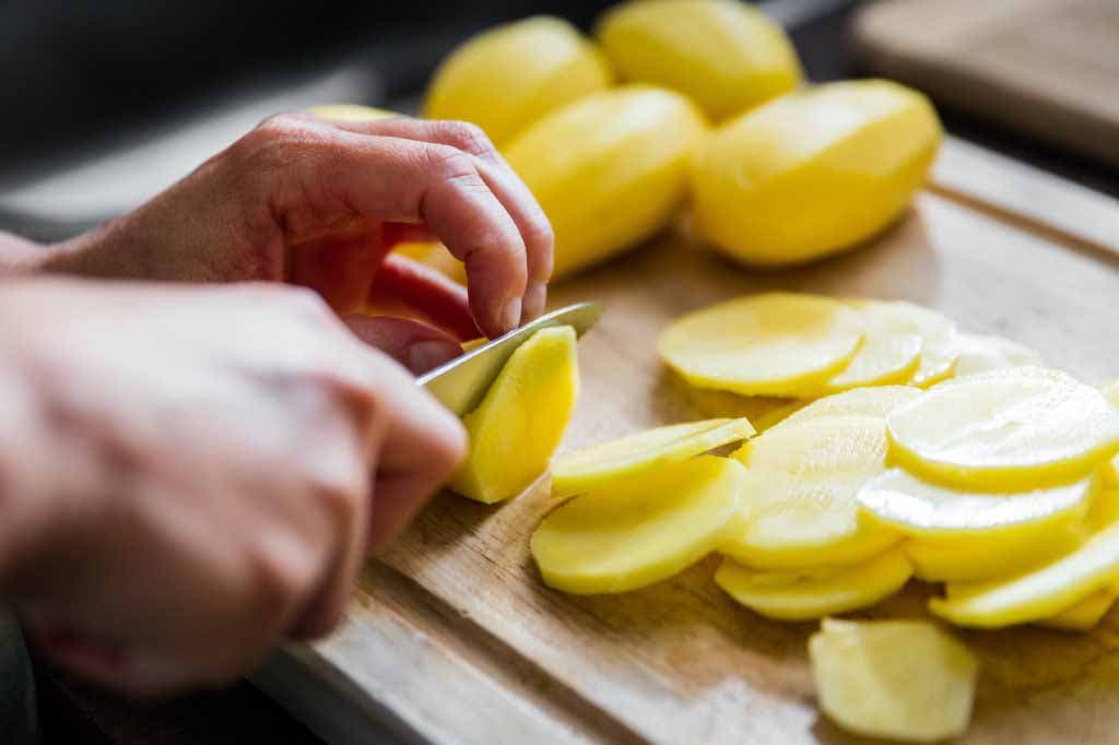 Tranches de pommes de terre