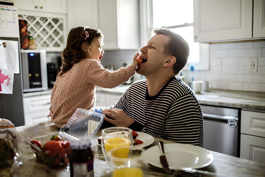 Un père et sa fille