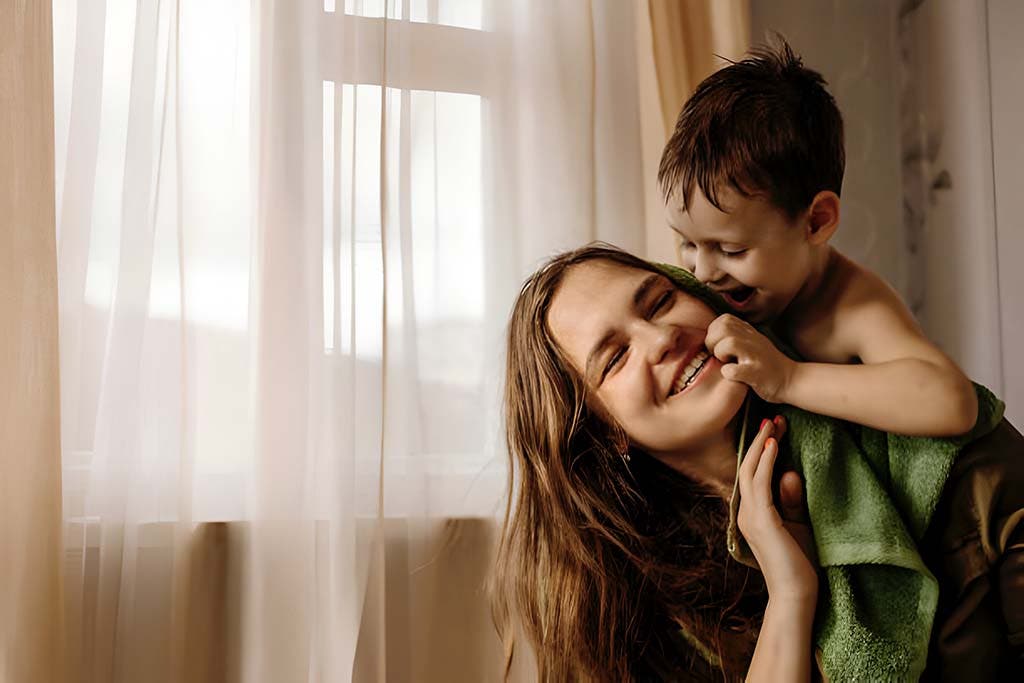 Une maman et son fils