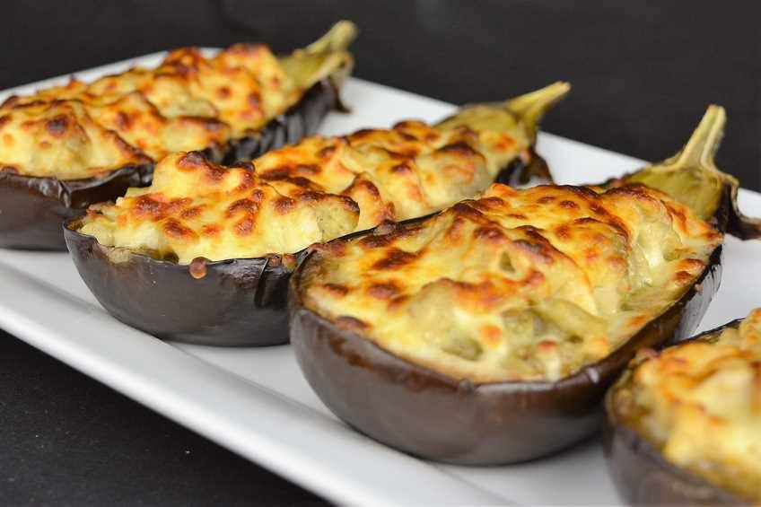 aubergines farcies poulet