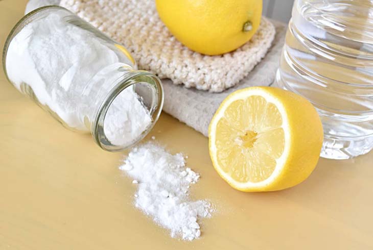 bicarbonate et citron