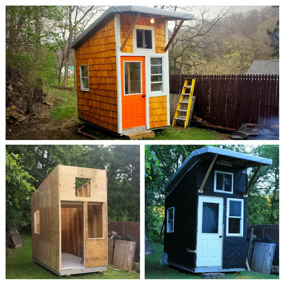 cet adolescent construit sa propre mini-maison dans son jardin