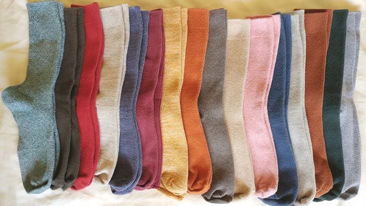 Chaussettes colorées – source : spm