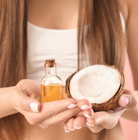 Soins à l'huile de noix de coco