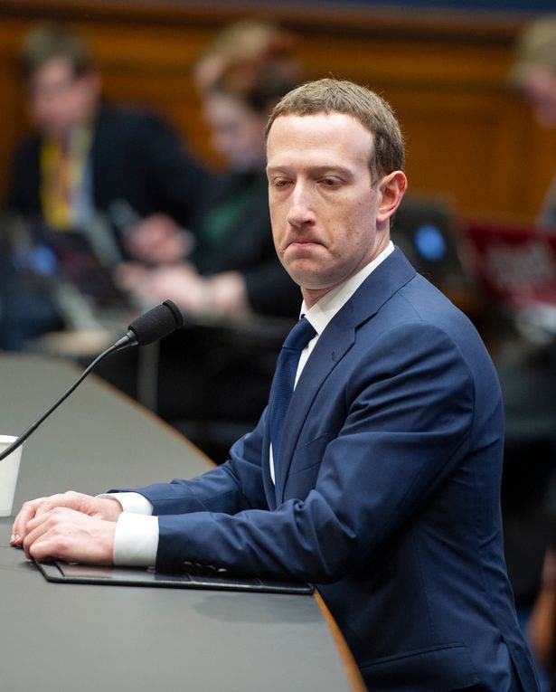 mark zuckerberg temoignage