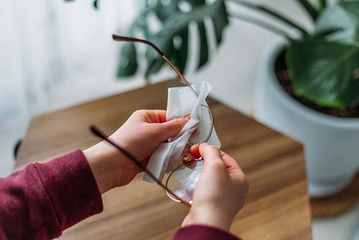 nettoyer lunettes