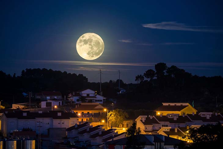 La pleine lune 