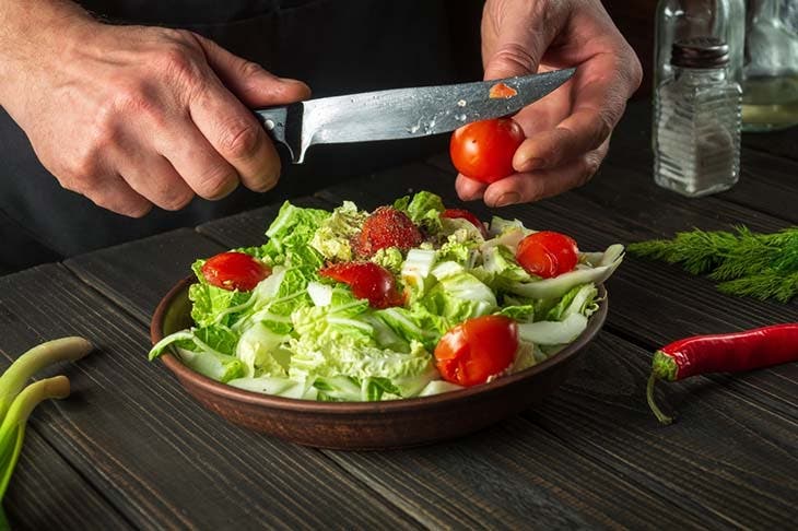 preparer une salade