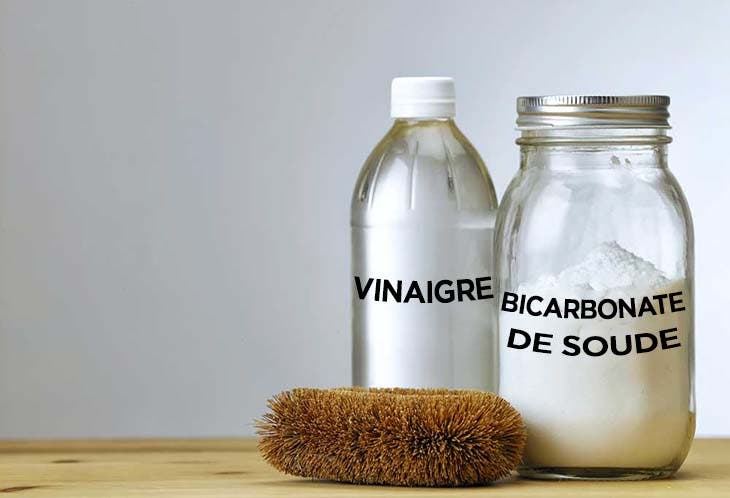 Le vinaigre blanc et le bicarbonate de soude - source : spm